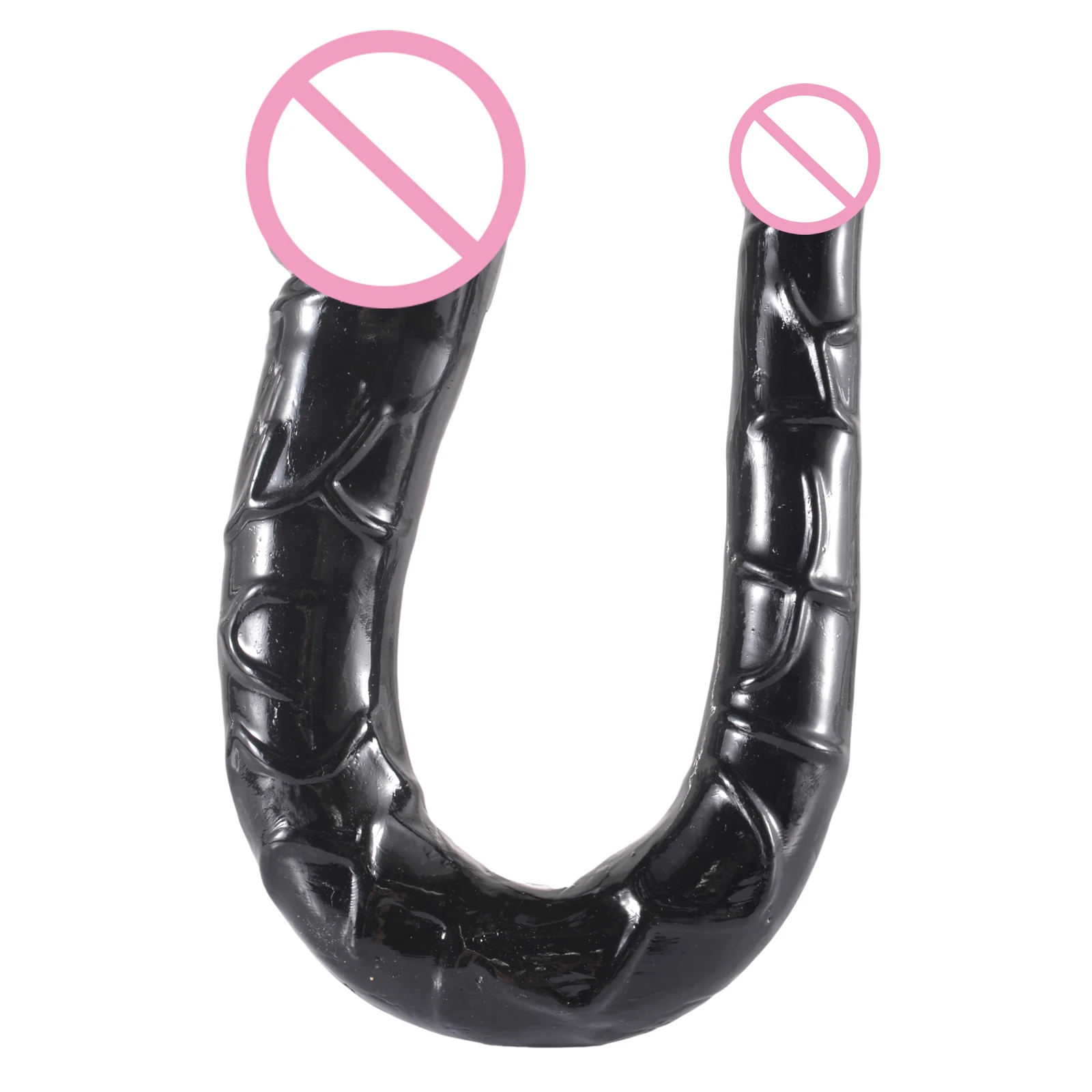 Double Head Realistic Dildo Long Anal Plug for Women Men Couple Ended Dong Flexible Big Penis Adult Sex Toys for Lesbian Sexshop