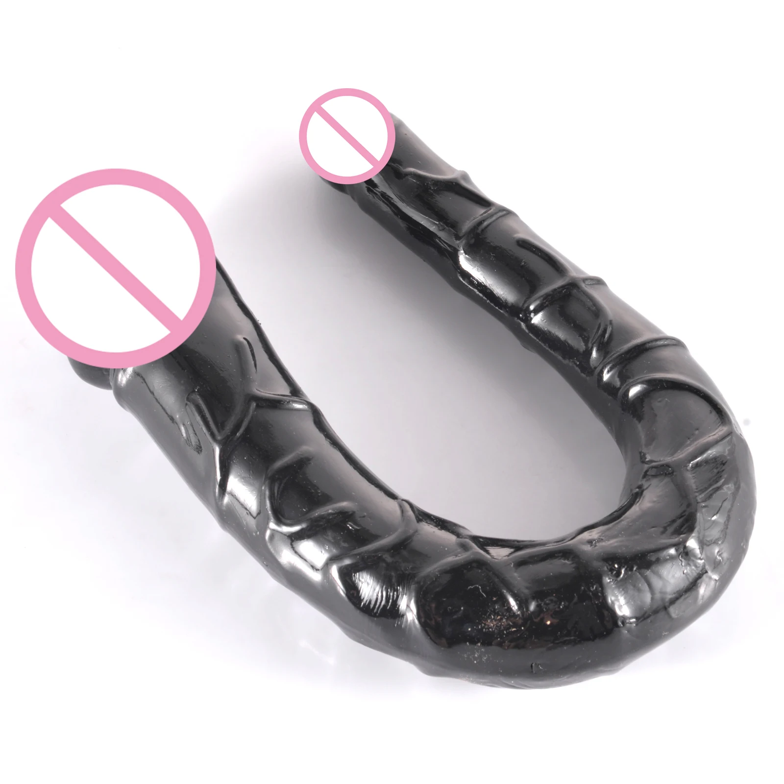 Double Head Realistic Dildo Long Anal Plug for Women Men Couple Ended Dong Flexible Big Penis Adult Sex Toys for Lesbian Sexshop