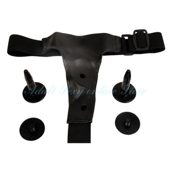 Double Penis Ended Strapon Ultra Elastic Harness Belt Strap On Dildo Sex Toys for Woman Lesbian Couples Adult Products