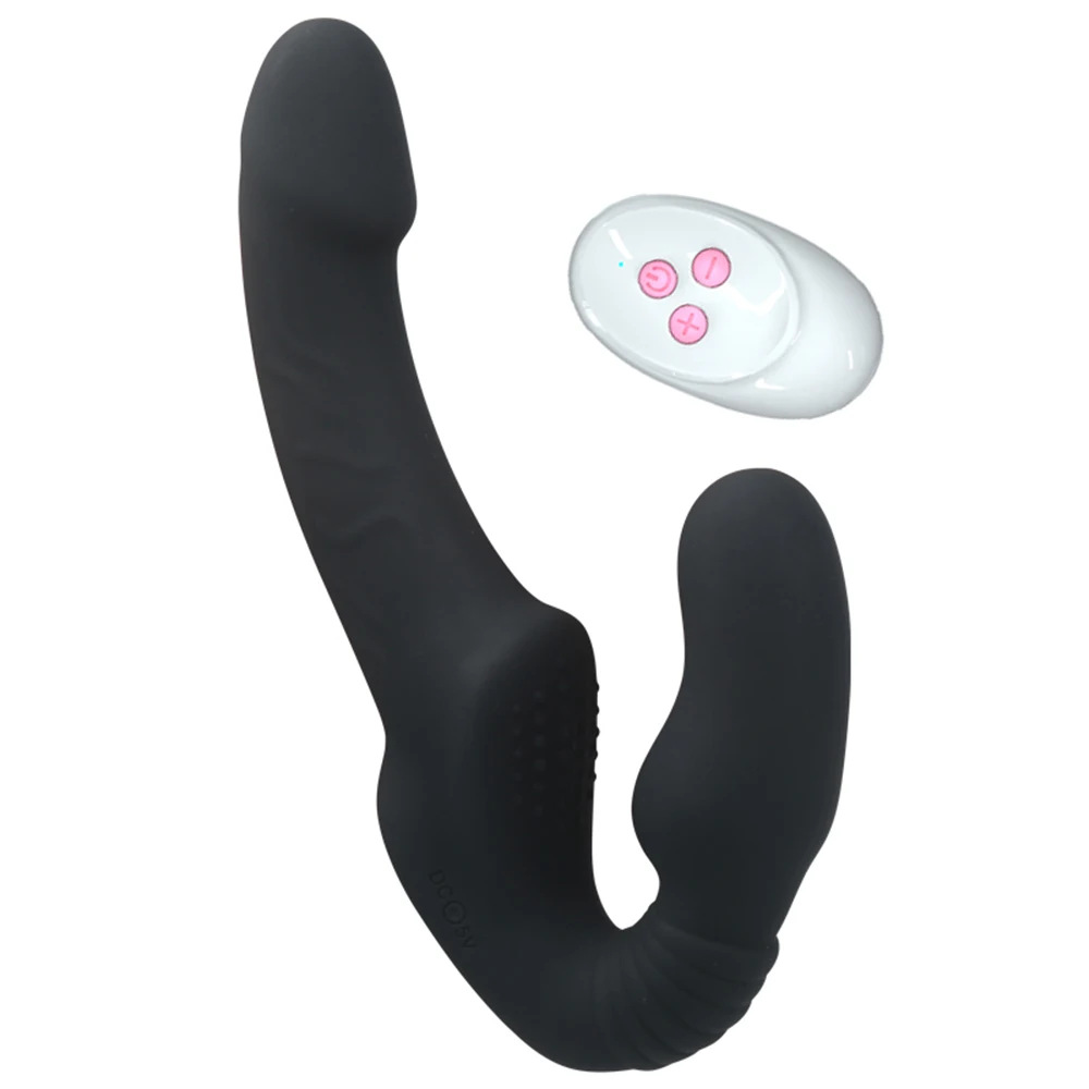 Sex Toys Strapless Strapon Dildo Vibrator for Couples Lesbian Wireless Remote Control Double Ended Vibrating Dildo Adult Toys Sex Toys Strapless Strapon Dildo Vibrator for Couples Lesbian Wireless Remote Control Double Ended Vibrating Dildo Adult Toys