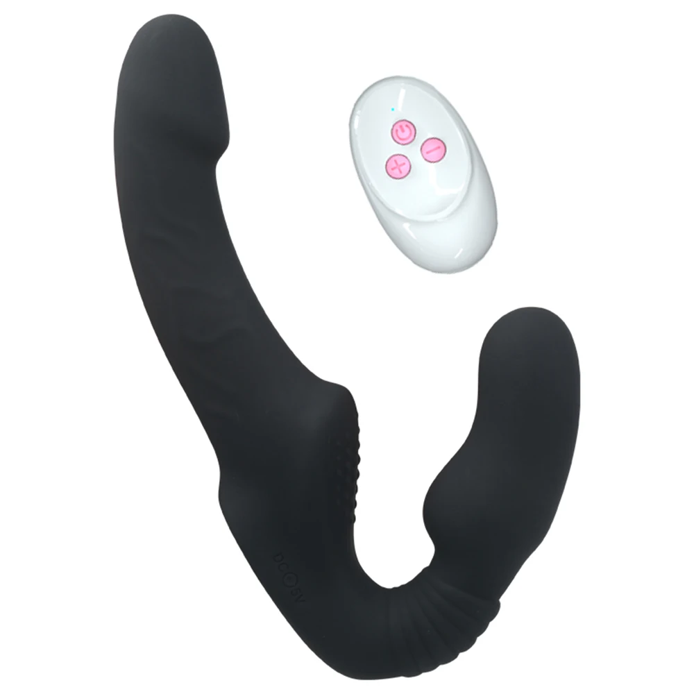 Sex Toys Strapless Strapon Dildo Vibrator for Couples Lesbian Wireless Remote Control Double Ended Vibrating Dildo Adult Toys Sex Toys Strapless Strapon Dildo Vibrator for Couples Lesbian Wireless Remote Control Double Ended Vibrating Dildo Adult Toys