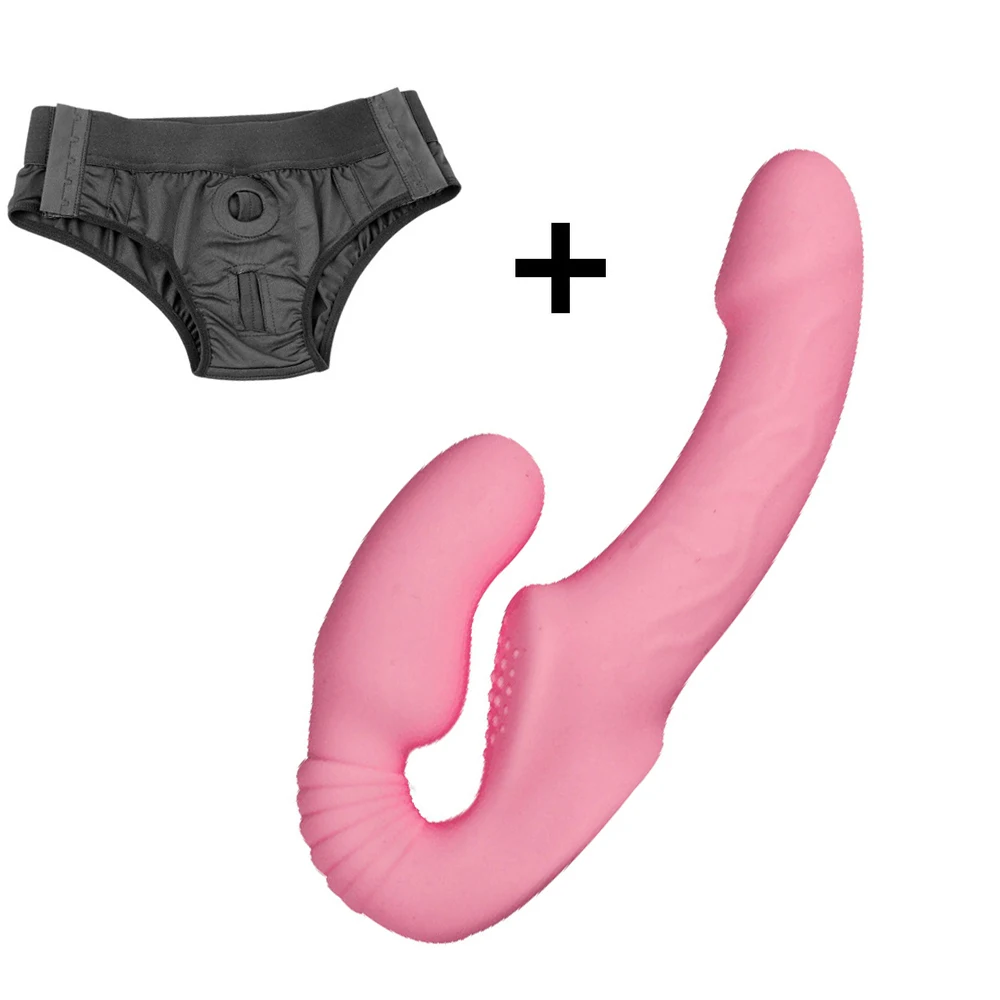 Sex Toys Strapless Strapon Dildo Vibrator for Couples Lesbian Wireless Remote Control Double Ended Vibrating Dildo Adult Toys Sex Toys Strapless Strapon Dildo Vibrator for Couples Lesbian Wireless Remote Control Double Ended Vibrating Dildo Adult Toys