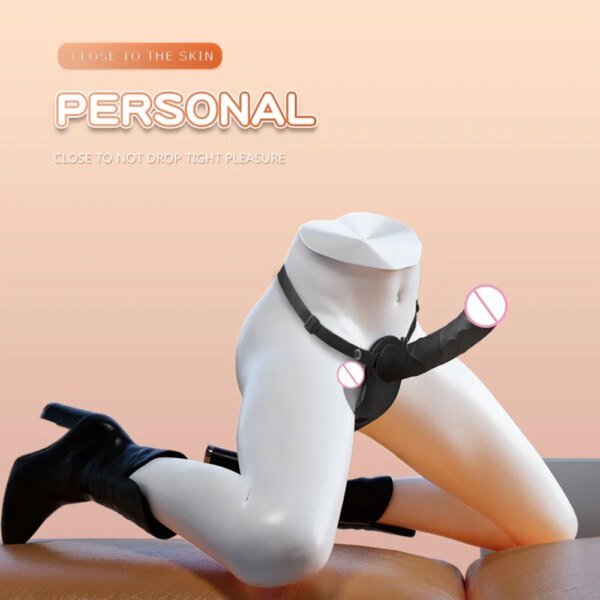 Lesbian Strapon Dildo Double Penis Dual Ended Strapon Harness Belt Strap On Dildo Adult Sex Toys for Woman Couple