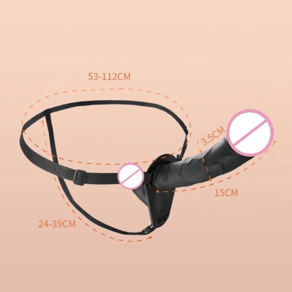 Lesbian Strapon Dildo Double Penis Dual Ended Strapon Harness Belt Strap On Dildo Adult Sex Toys for Woman Couple