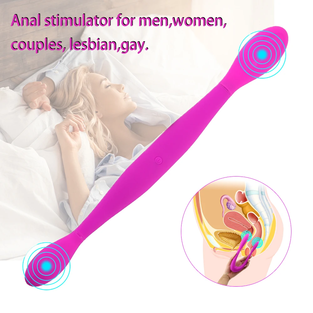 14.6 Inch Super Long Dildos and vibrators RC double ended penetration women lesbian Clitoris G spotstimulator sex toy for couple