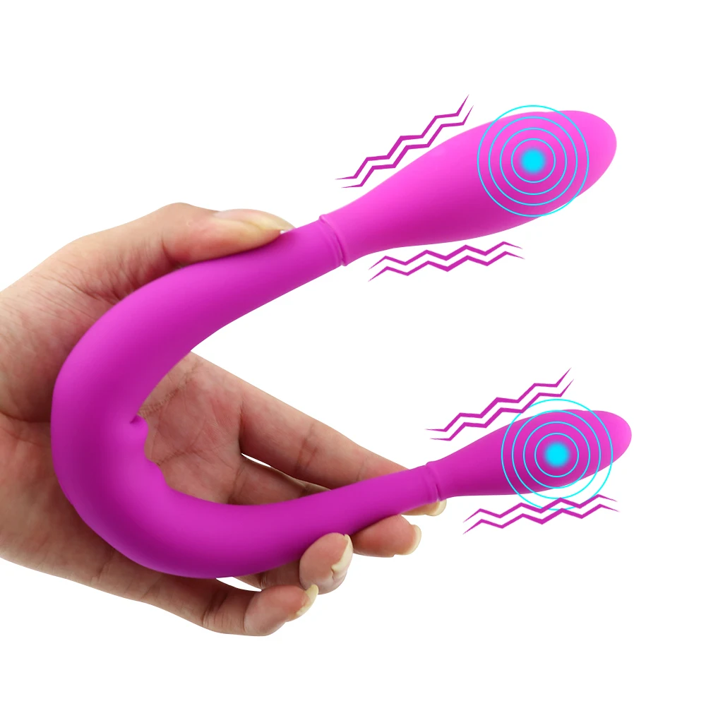 14.6 Inch Super Long Dildos and vibrators RC double ended penetration women lesbian Clitoris G spotstimulator sex toy for couple