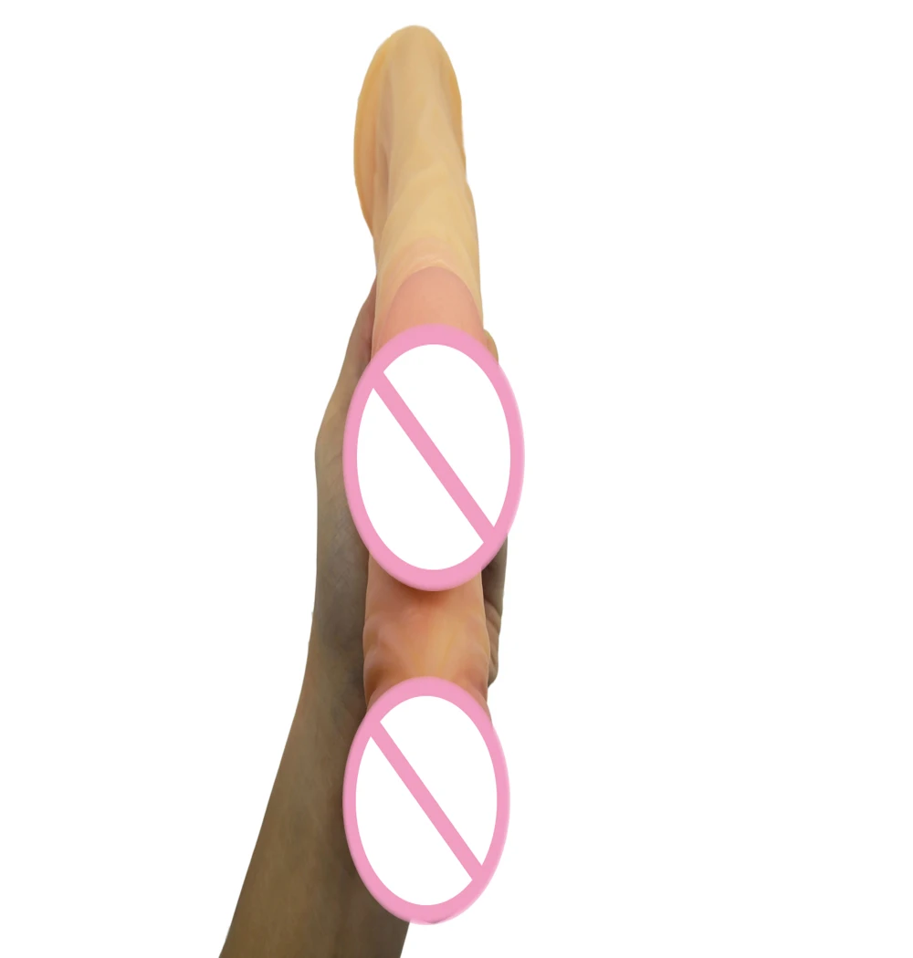 27*8CM Huge Double Dildos Sex Toys Long Double Ended Dildo-Dual Sided-Headed Penetration Dong Sex Toy For Woman Couple Adult