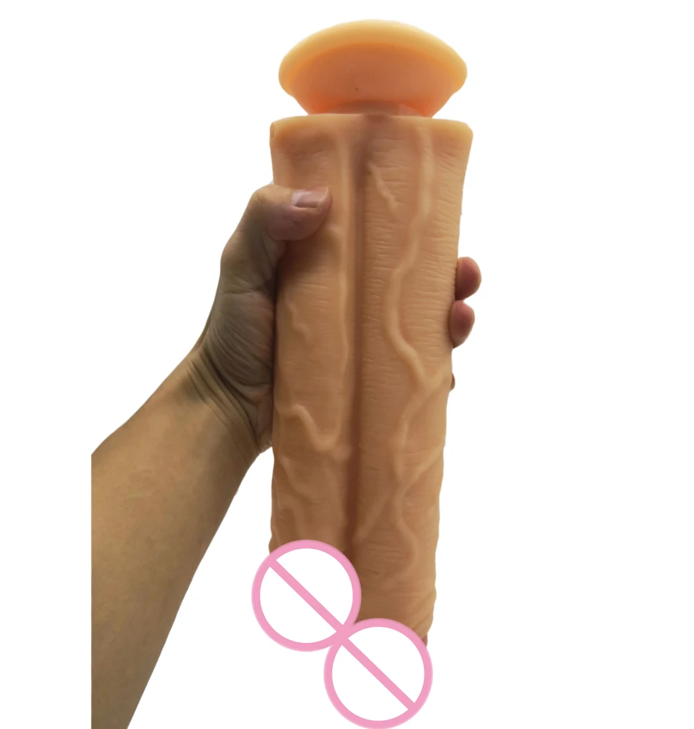 27*8CM Huge Double Dildos Sex Toys Long Double Ended Dildo-Dual Sided-Headed Penetration Dong Sex Toy For Woman Couple Adult