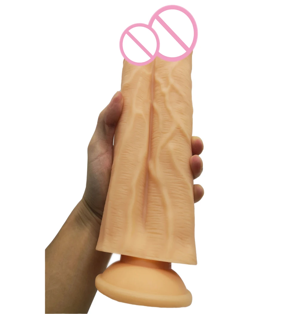 27*8CM Huge Double Dildos Sex Toys Long Double Ended Dildo-Dual Sided-Headed Penetration Dong Sex Toy For Woman Couple Adult