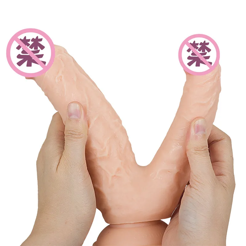 Dildo Realistic Dildos For Women Double Ended Dildo-Dual Sided-Headed Penetration Dong For Woman huge dildo  double dildo