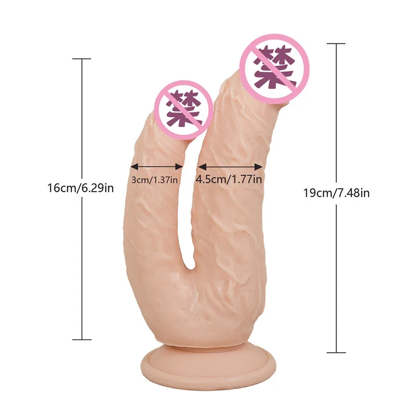 Dildo Realistic Dildos For Women Double Ended Dildo-Dual Sided-Headed Penetration Dong For Woman huge dildo  double dildo