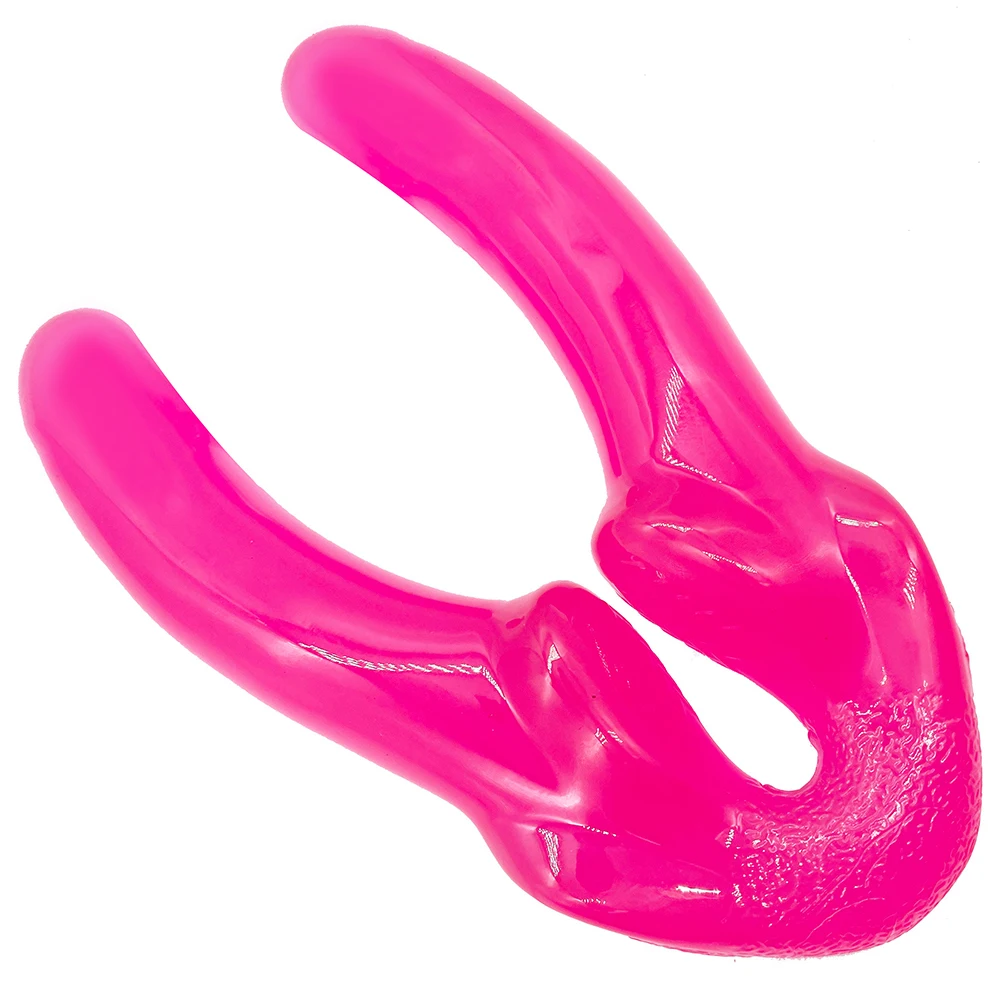 Super Soft Dildo Double Head Strapon Silicone Dildos For Lesbian Couples Underwear Double Ended Penetration Sex Toys For Woman Super Soft Dildo Double Head Strapon Silicone Dildos For Lesbian Couples Underwear Double Ended Penetration Sex Toys For Woman