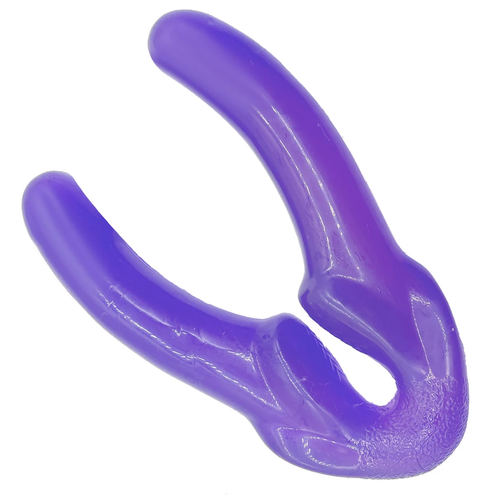 Super Soft Dildo Double Head Strapon Silicone Dildos For Lesbian Couples Underwear Double Ended Penetration Sex Toys For Woman Super Soft Dildo Double Head Strapon Silicone Dildos For Lesbian Couples Underwear Double Ended Penetration Sex Toys For Woman