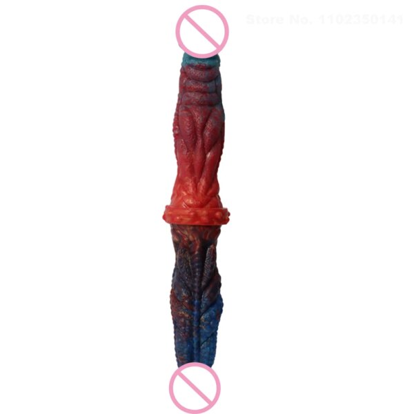 35cm Silicone Long Penis Double Penetration Didlo Women Buttocks Masturbation Toy Male Realistic Ass Masturbator Adult Supplies