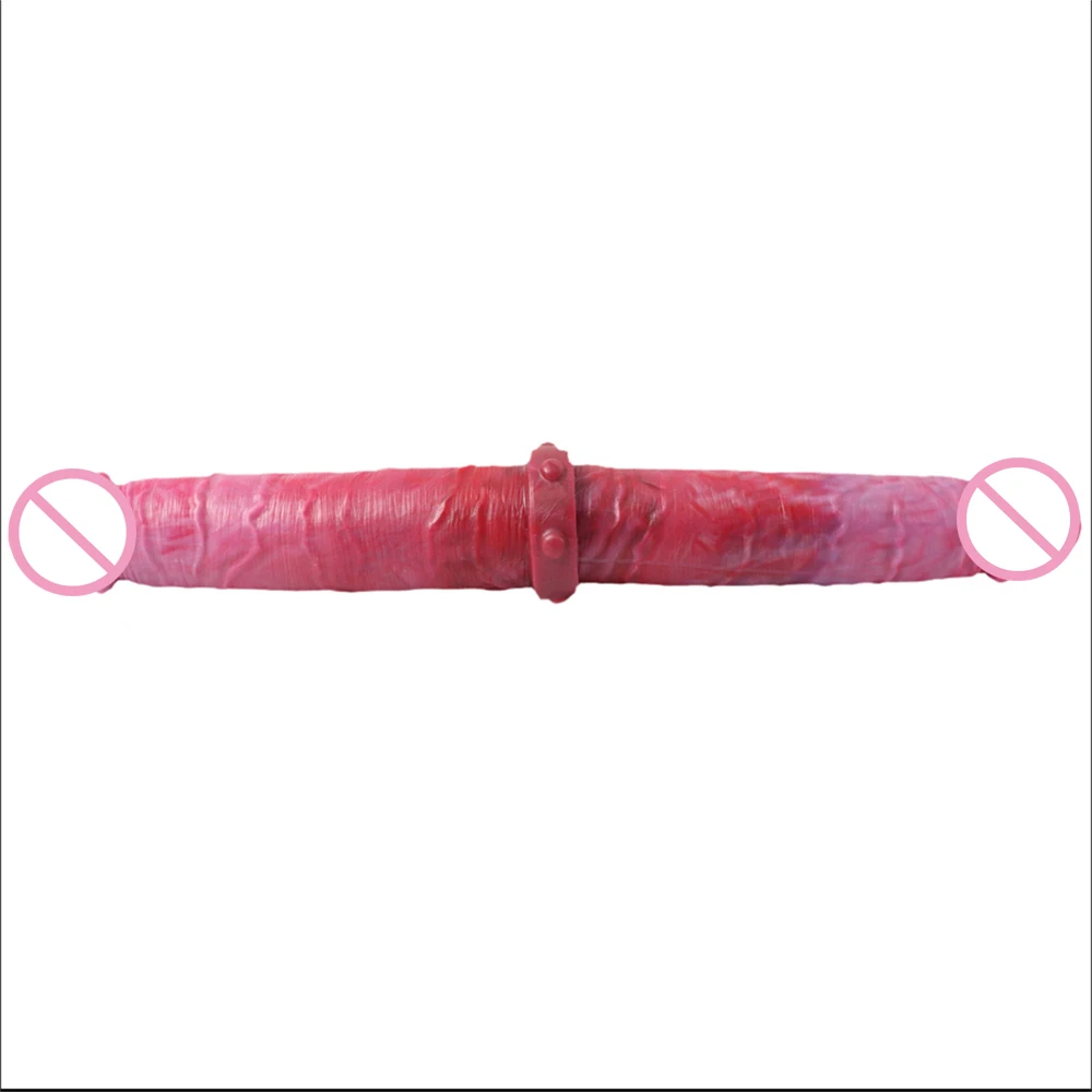 Realistic Penis Female Masturbators Silicone Double Ended Dildo Anal Plug G-Spot Stimulator For Women Men Masturbation Supplies
