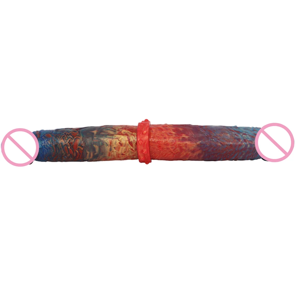 Realistic Penis Female Masturbators Silicone Double Ended Dildo Anal Plug G-Spot Stimulator For Women Men Masturbation Supplies