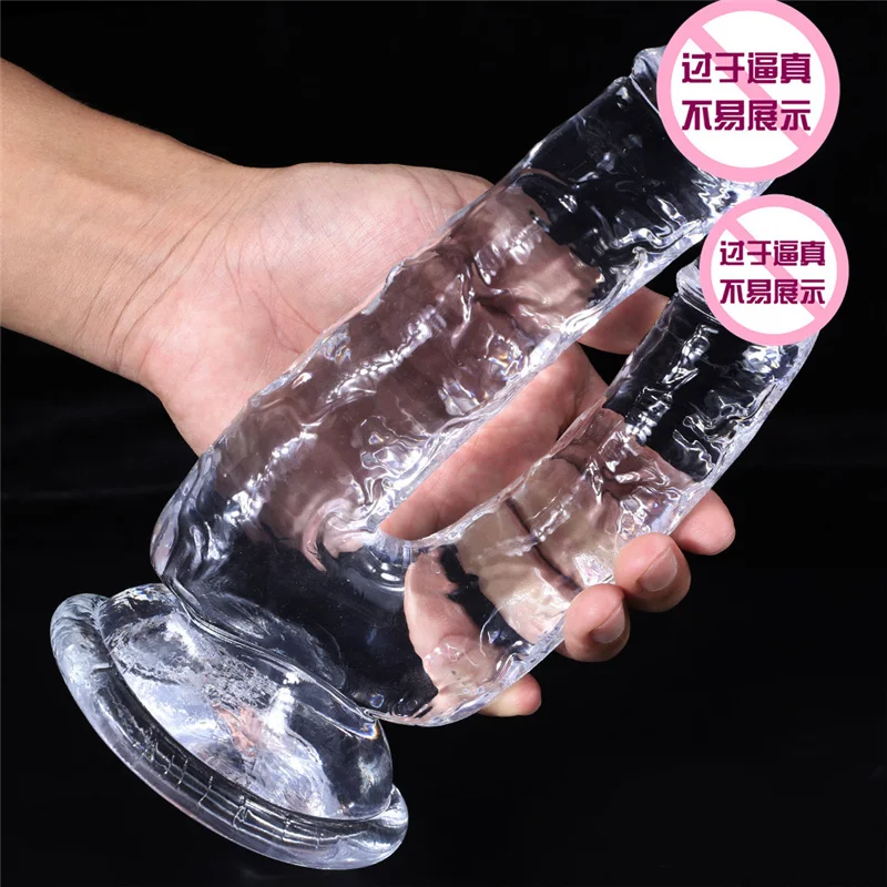 Realistic Double Ended Anal Dildo Penetration Vagina and Anus Soft Skin Feeling Penis Femme Masturbation Cock Sex Toys for Women