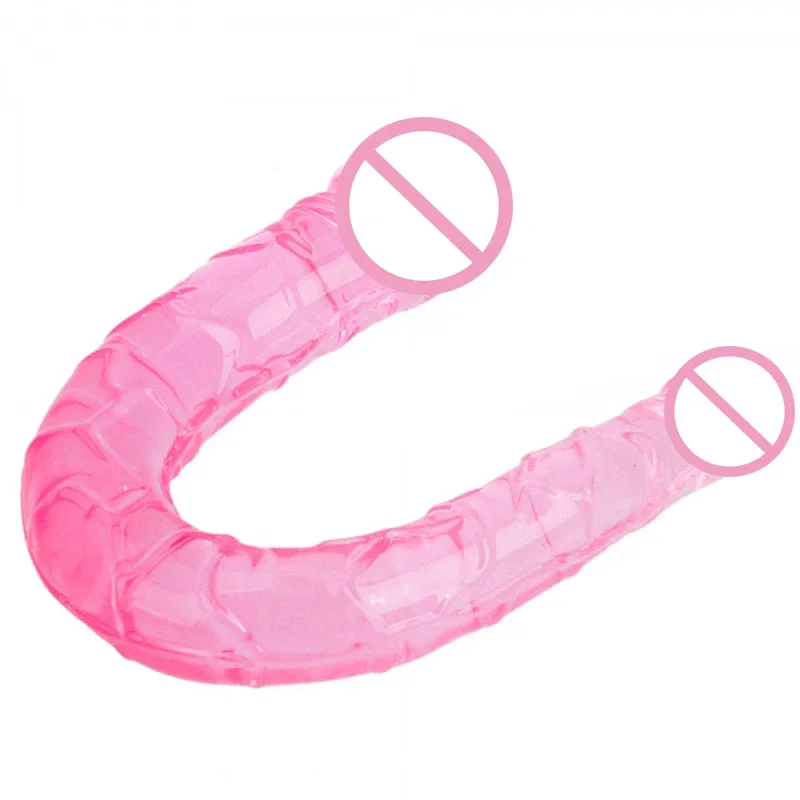 Lesbian Jelly Double Ended Dildo Realistic Erotic Penis Double Penetration Anal Dick Strapon Adult Sex Toys For Woman Sex Shop Lesbian Jelly Double Ended Dildo Realistic Erotic Penis Double Penetration Anal Dick Strapon Adult Sex Toys For Woman Sex Shop