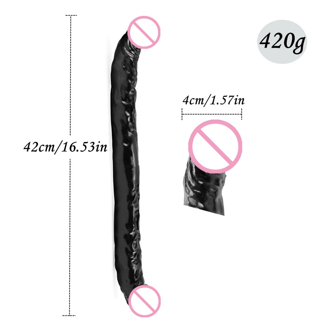 Double head Realistic Dildo Anal Plug for Women Men Couple Ended Dildo Flexible Big Penis Adult Sex Toy for Lesbian Sex Products