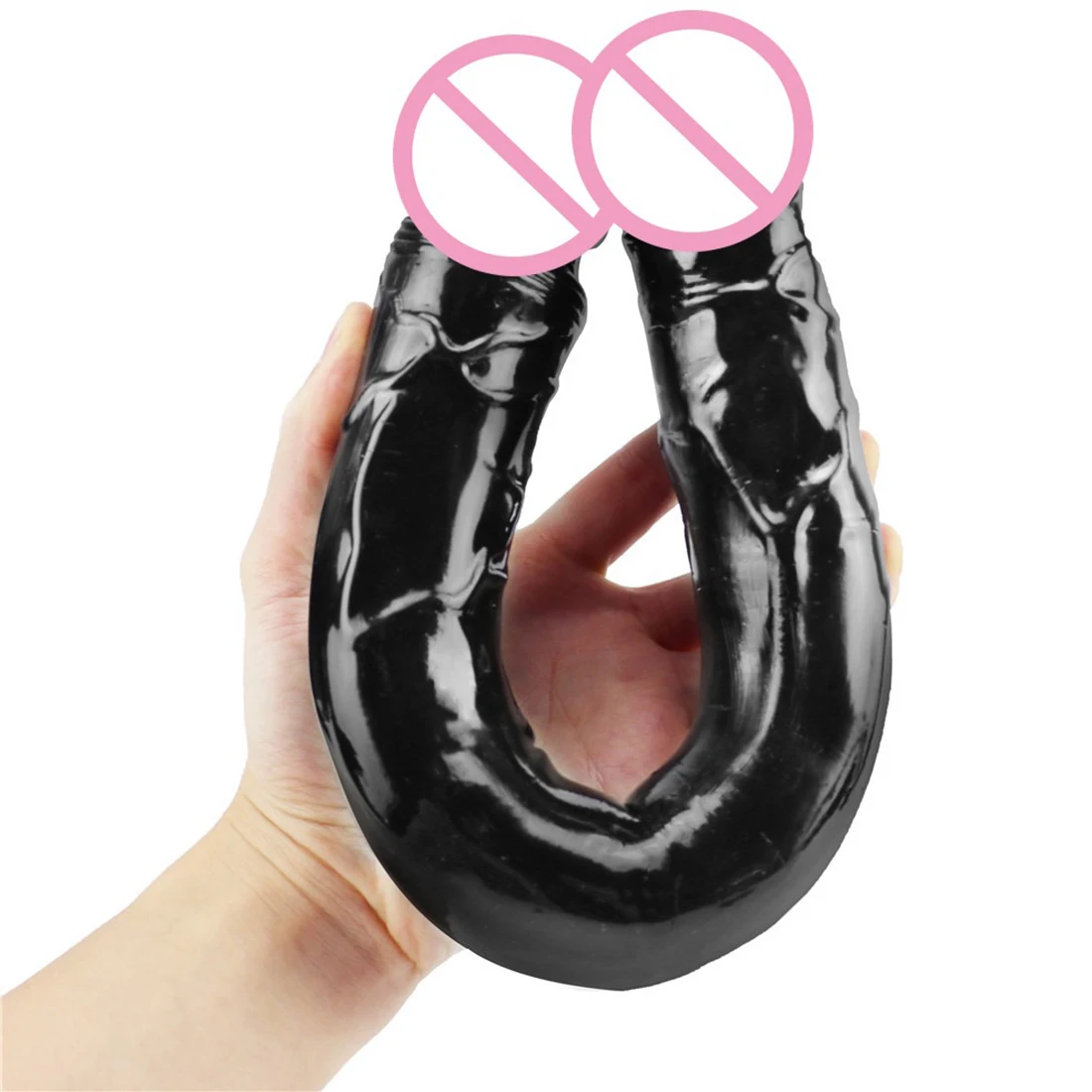 Double head Realistic Dildo Anal Plug for Women Men Couple Ended Dildo Flexible Big Penis Adult Sex Toy for Lesbian Sex Products