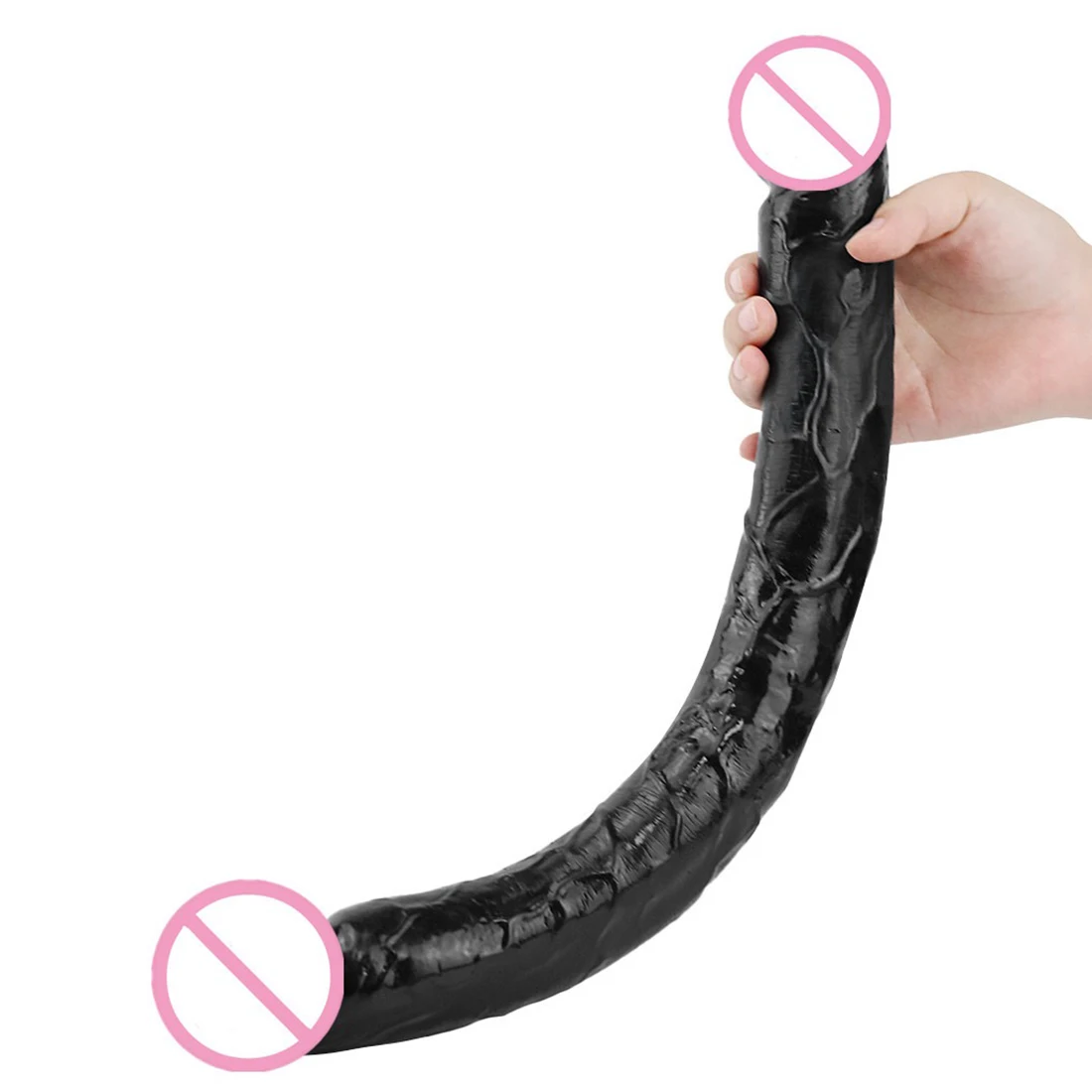 Double head Realistic Dildo Anal Plug for Women Men Couple Ended Dildo Flexible Big Penis Adult Sex Toy for Lesbian Sex Products