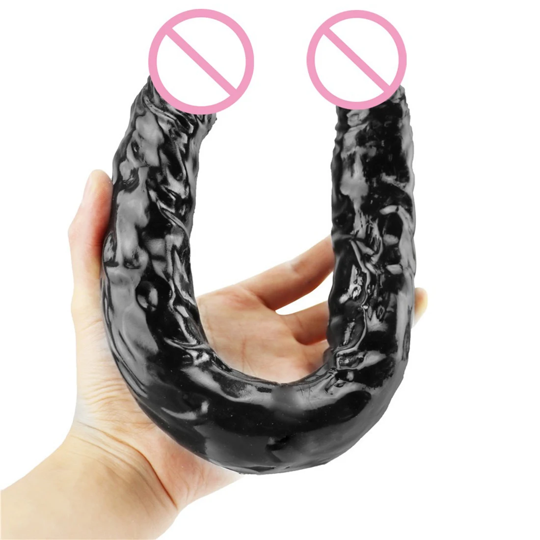 Double head Realistic Dildo Anal Plug for Women Men Couple Ended Dildo Flexible Big Penis Adult Sex Toy for Lesbian Sex Products