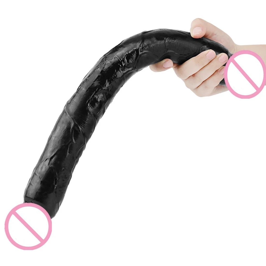 Double head Realistic Dildo Anal Plug for Women Men Couple Ended Dildo Flexible Big Penis Adult Sex Toy for Lesbian Sex Products