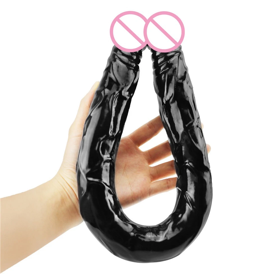 Double head Realistic Dildo Anal Plug for Women Men Couple Ended Dildo Flexible Big Penis Adult Sex Toy for Lesbian Sex Products