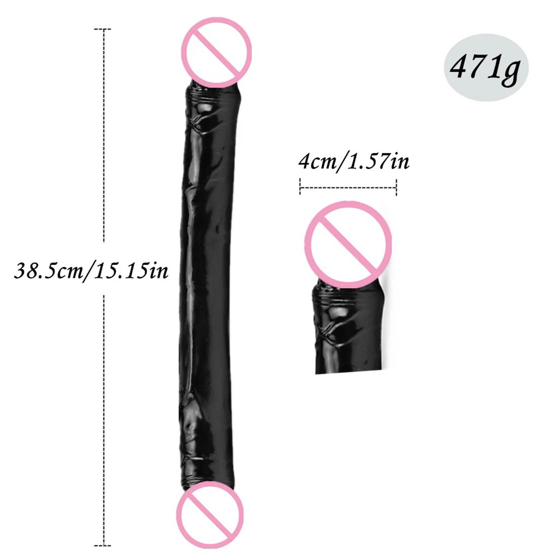 Double head Realistic Dildo Anal Plug for Women Men Couple Ended Dildo Flexible Big Penis Adult Sex Toy for Lesbian Sex Products