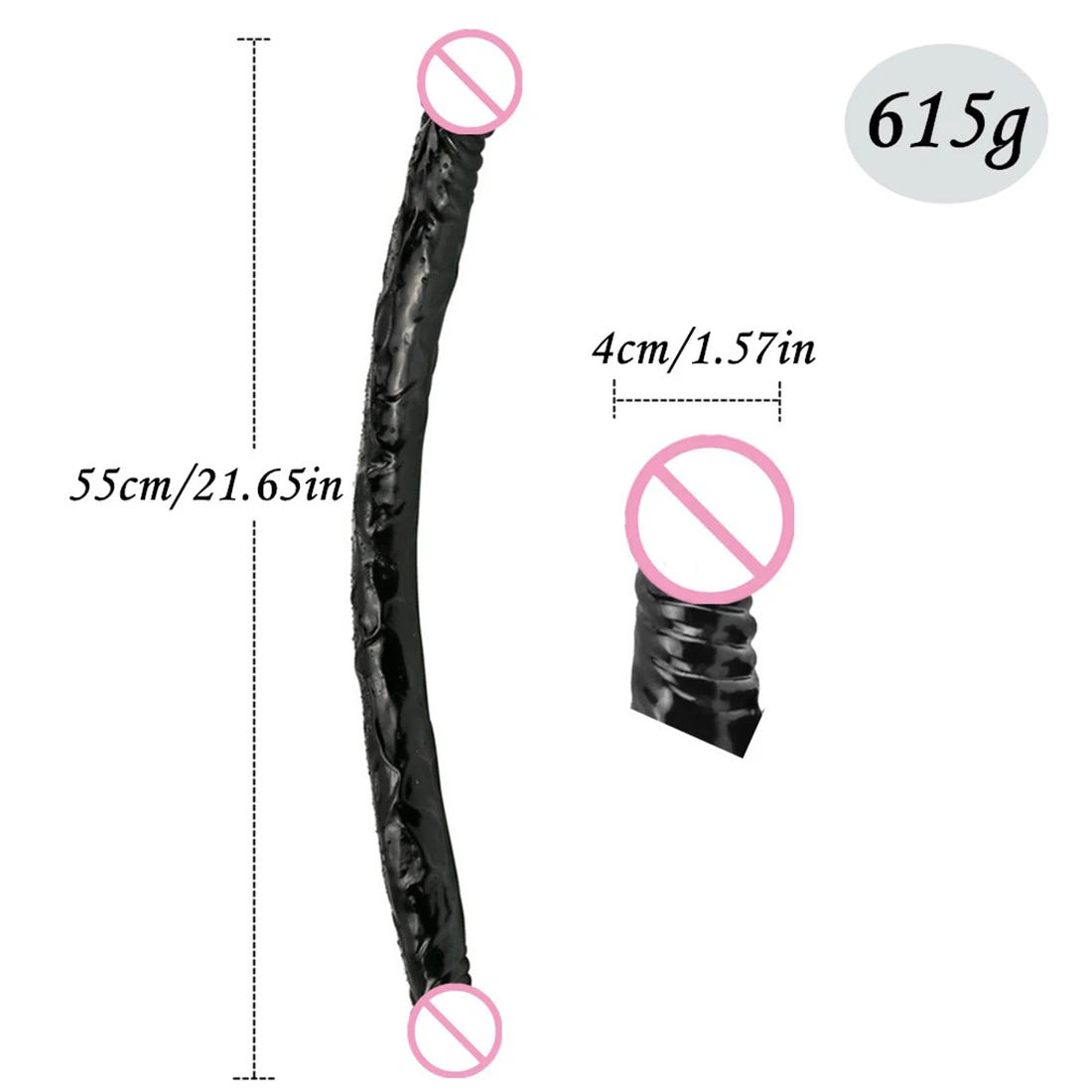 Double head Realistic Dildo Anal Plug for Women Men Couple Ended Dildo Flexible Big Penis Adult Sex Toy for Lesbian Sex Products
