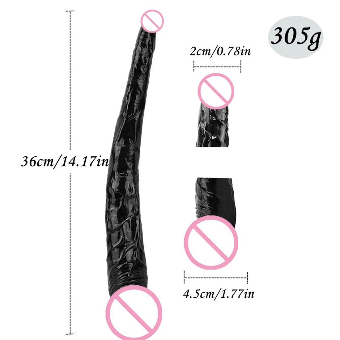 Double head Realistic Dildo Anal Plug for Women Men Couple Ended Dildo Flexible Big Penis Adult Sex Toy for Lesbian Sex Products