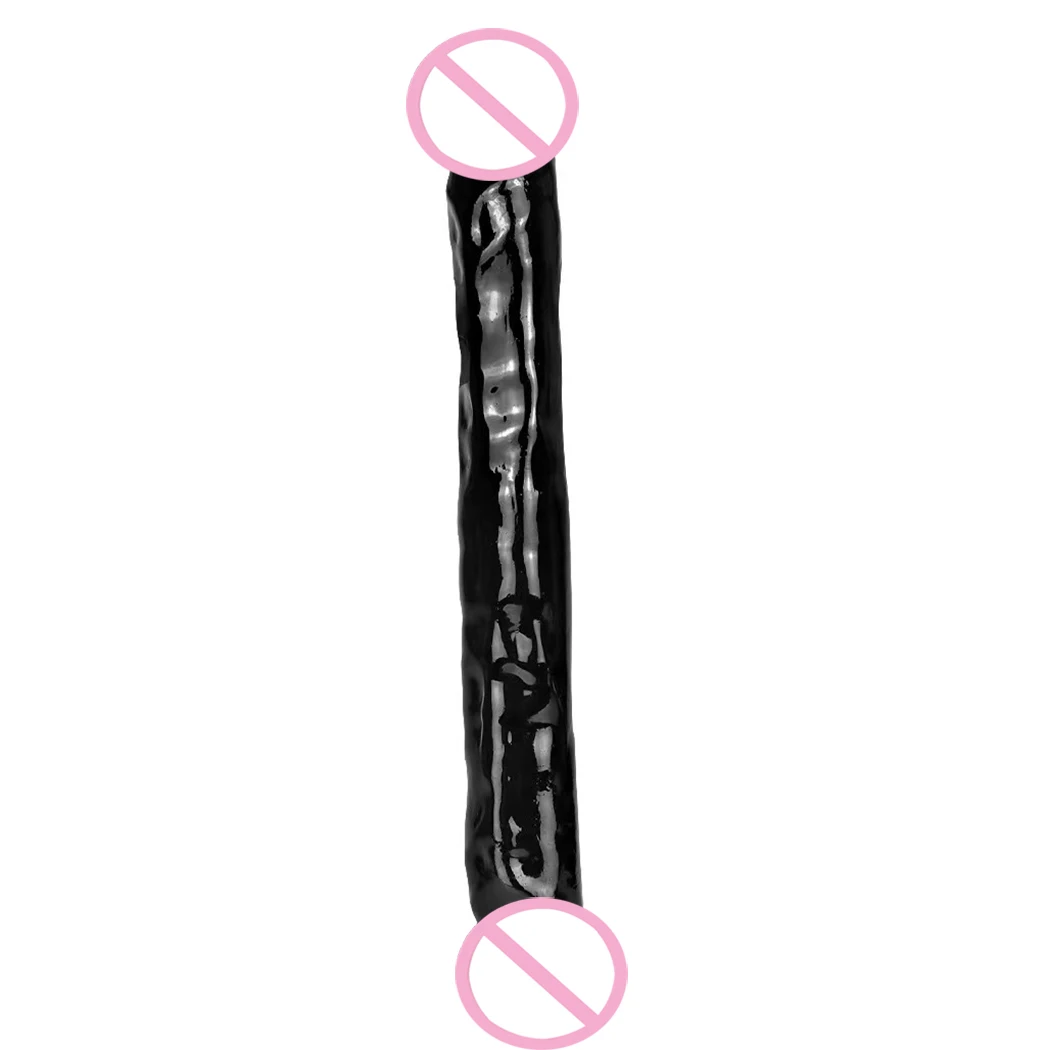 Long Double Head Dildo Realistic Penis Double End Phallus Anal Plug Big Penis for Women Lesbian Masturbator for Adult Sex Toys18
