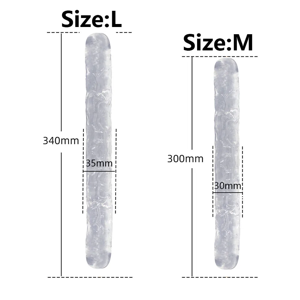 Double Head Realistic Dildo for Women Long Anal Play for Men Couple Ended Dildo Flexible Big Penis Adult Sex Toys for Lesbian Double Head Realistic Dildo for Women Long Anal Play for Men Couple Ended Dildo Flexible Big Penis Adult Sex Toys for Lesbian