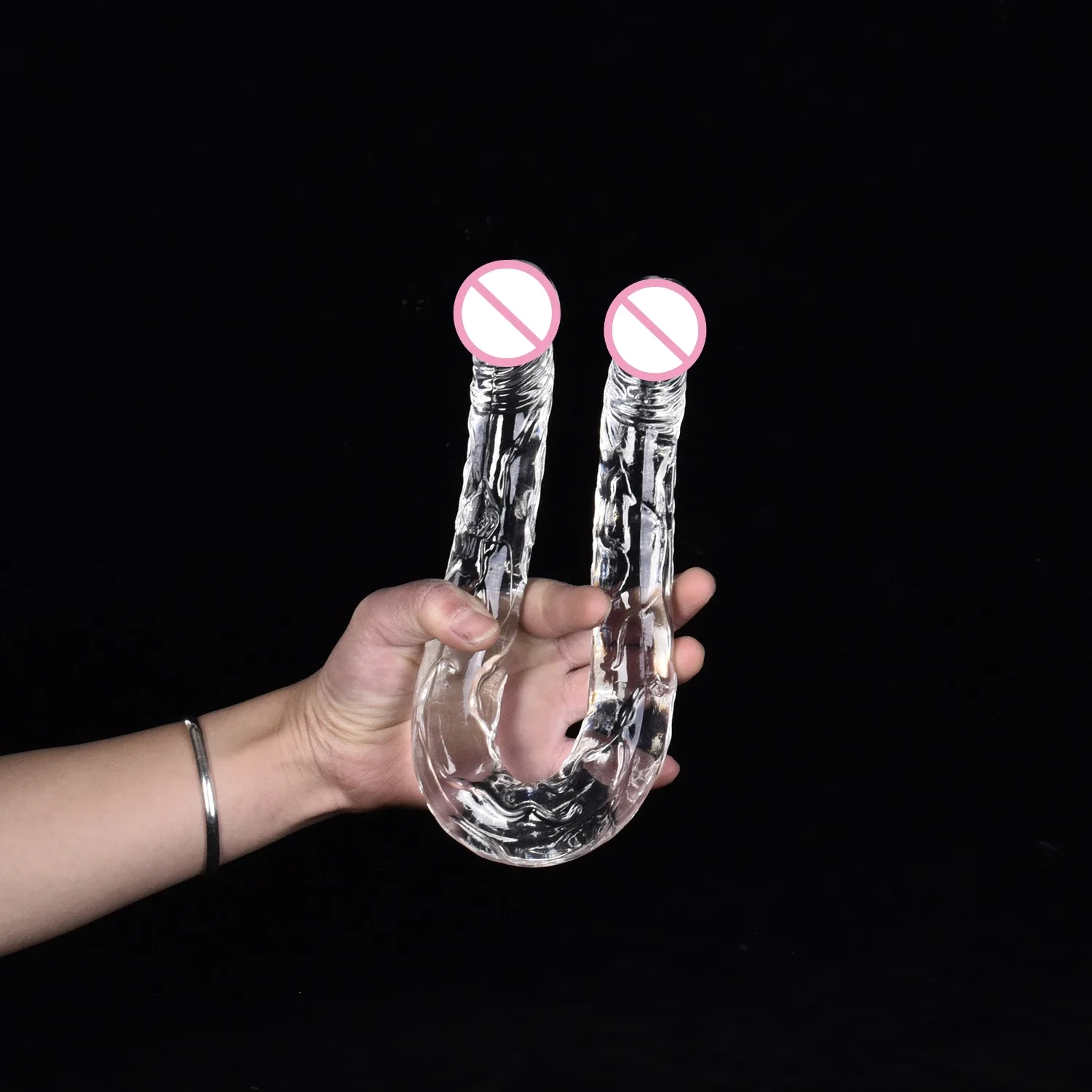 Double head Dildo Long Jelly Realistic Dildo Double Ended Dildo Flexible Big Penis for Women Masturbator Sex Toys for Lesbian
