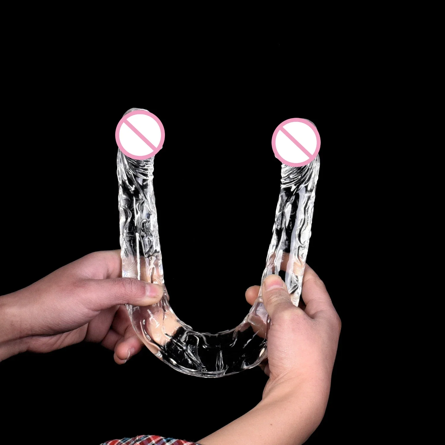Double head Dildo Long Jelly Realistic Dildo Double Ended Dildo Flexible Big Penis for Women Masturbator Sex Toys for Lesbian