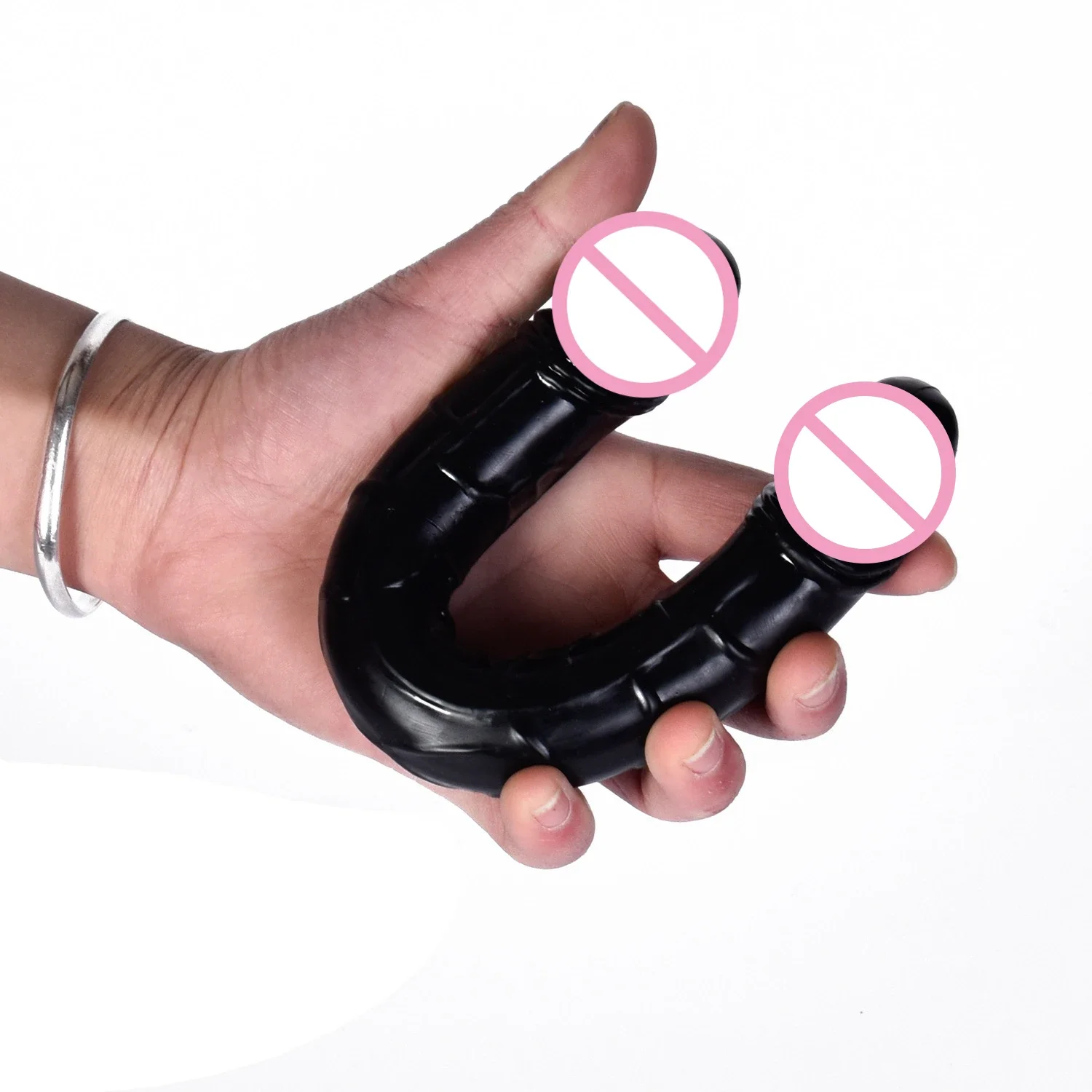 Double head Dildo Long Jelly Realistic Dildo Double Ended Dildo Flexible Big Penis for Women Masturbator Sex Toys for Lesbian