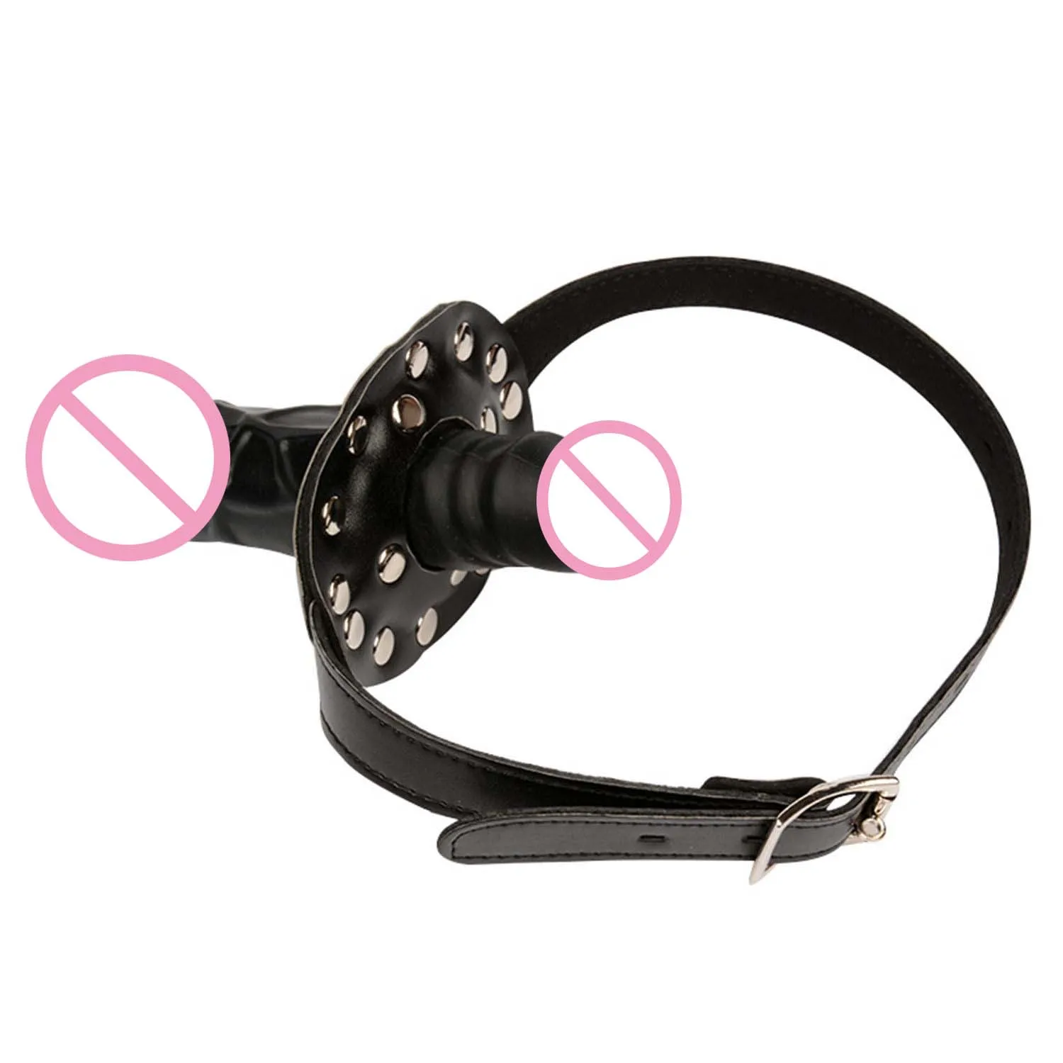 Double-Ended Dildos Gag Strapon Open Mouth Dong Plug Head Harness Realistic Cock Penis SM Adult Games Sex Toys For Couples Double-Ended Dildos Gag Strapon Open Mouth Dong Plug Head Harness Realistic Cock Penis SM Adult Games Sex Toys For Couples