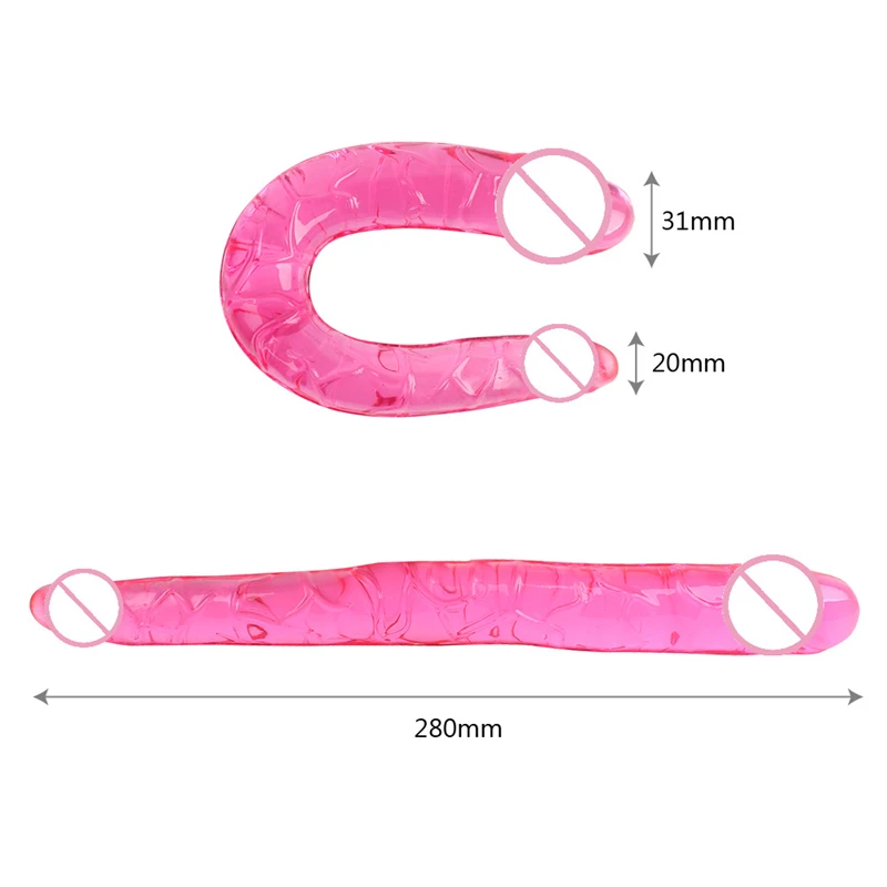 Sex U Shape Double Dildo Flexible Soft Jelly Vagina Anal Women Gay Lesbian Double Ended Dong Penis Artificial Penis Sex Toys 18 Sex U Shape Double Dildo Flexible Soft Jelly Vagina Anal Women Gay Lesbian Double Ended Dong Penis Artificial Penis Sex Toys 18