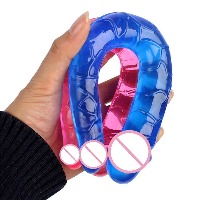 Sex U Shape Double Dildo Flexible Soft Jelly Vagina Anal Women Gay Lesbian Double Ended Dong Penis Artificial Penis Sex Toys 18 Sex U Shape Double Dildo Flexible Soft Jelly Vagina Anal Women Gay Lesbian Double Ended Dong Penis Artificial Penis Sex Toys 18