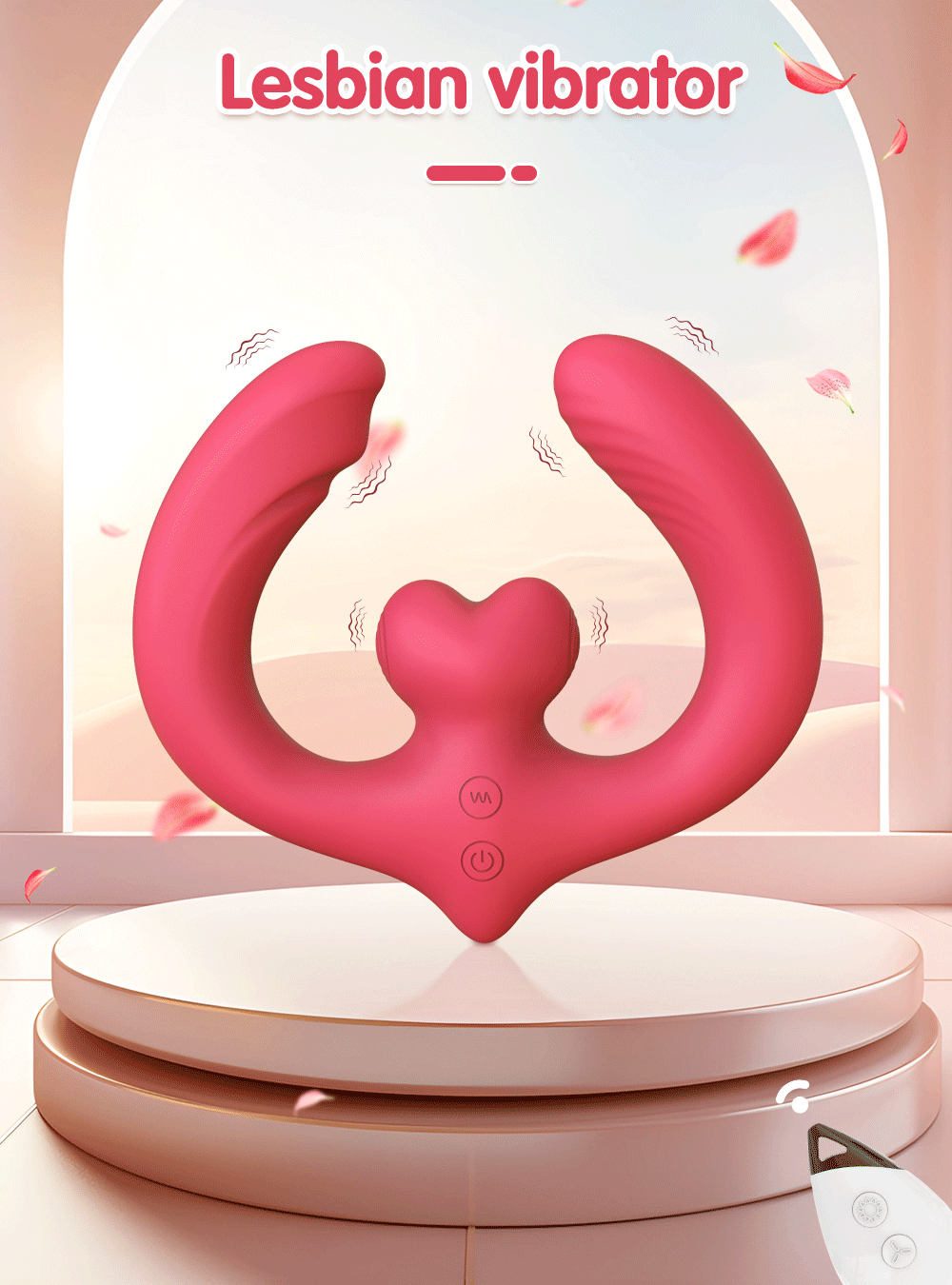 G-Spot Double-Ended Sex Toys Dildo Vibrator for Women Lesbian Couples 7 Modes Strapless Strap-on with Remote Control Adults Good