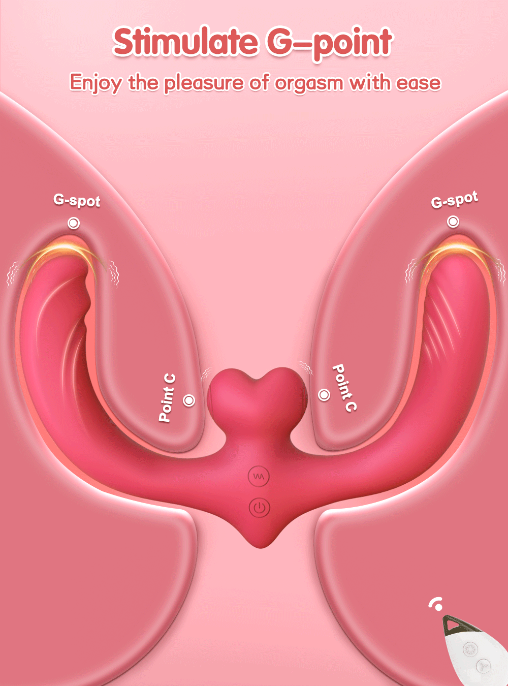 G-Spot Double-Ended Sex Toys Dildo Vibrator for Women Lesbian Couples 7 Modes Strapless Strap-on with Remote Control Adults Good