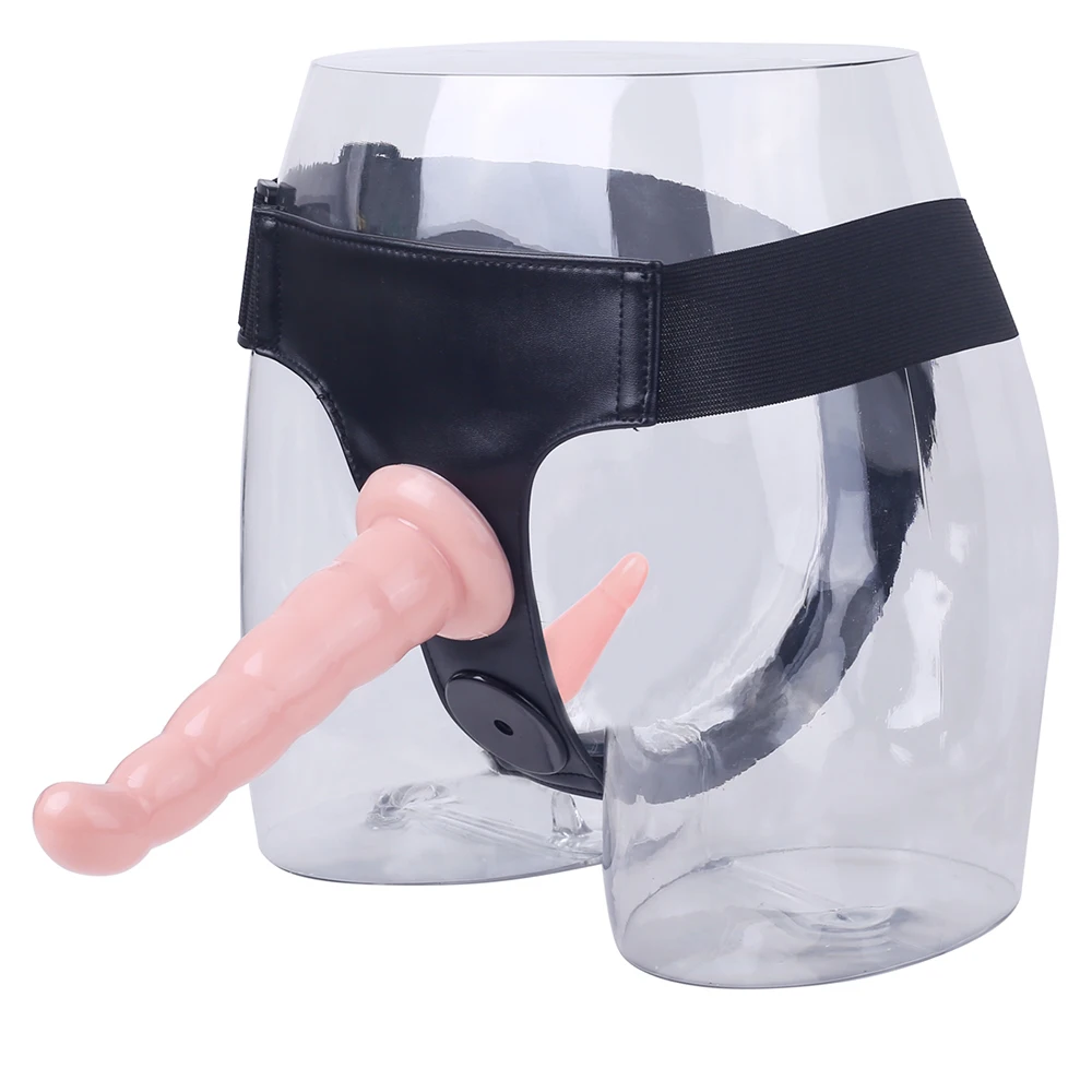 Strap-on Double Realistic Penis Dildo Pants Anal Sex Toy for Women Men Women Gay Dildos Strapon Harness Belt Adult Games Lesbian
