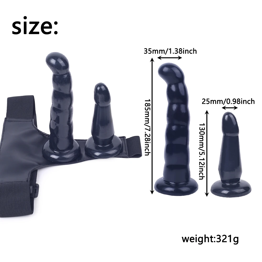 Strap-on Double Realistic Penis Dildo Pants Anal Sex Toy for Women Men Women Gay Dildos Strapon Harness Belt Adult Games Lesbian