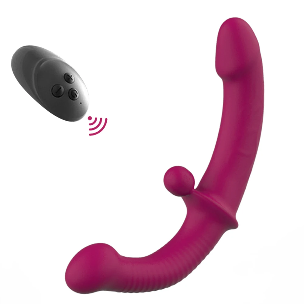 Erotic Sextoys Strapless Strapon Dildo Vibrator Lesbian Strap-on Penis Pegging Double Ended Dildo Adults Sex Toys for Women