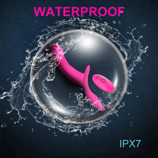 Wireless Remote Control Strapless Dildo Vibrator For Couples Silicone Strap On G-Spot Vibrator Stimulate Clitoris Adult Sex Toys