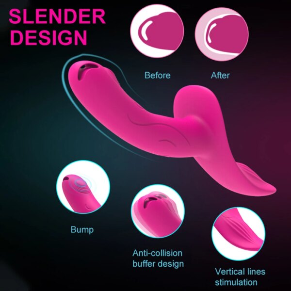Wireless Remote Control Strapless Dildo Vibrator For Couples Silicone Strap On G-Spot Vibrator Stimulate Clitoris Adult Sex Toys
