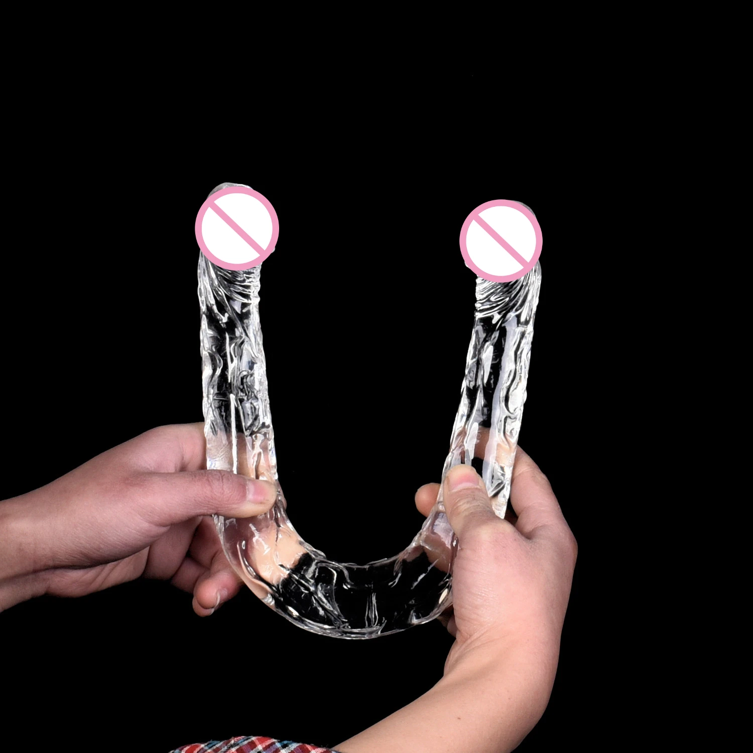 Double head Dildo Long Jelly Realistic Dildo Double Ended Dildo Flexible Big Penis for Women Masturbator Sex Toys for Lesbian