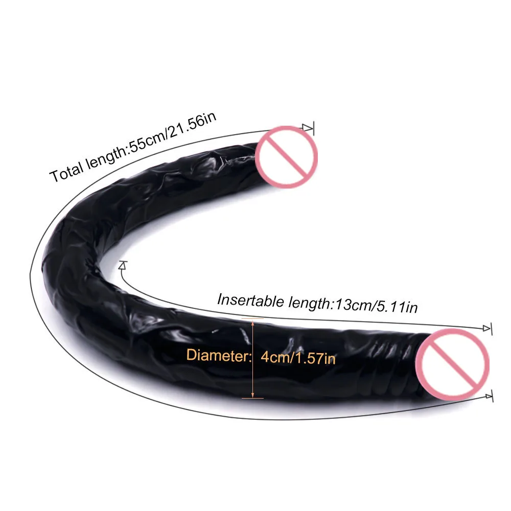 21.56inch Double Dildo Ended Super Long Dildo for Lesbian Flexible Double Penis Vagina and Anal Adult Game Sex Toy for Women Gay 21.56inch Double Dildo Ended Super Long Dildo for Lesbian Flexible Double Penis Vagina and Anal Adult Game Sex Toy for Women Gay