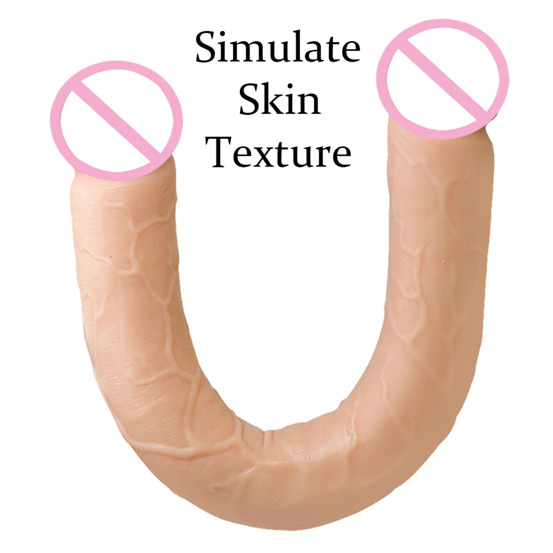 Double Ended Phallus Double Head Dildo Long Realistic Penis Flexible Big Anal Plug Female Masturbator Sex Toys for Lesbian Gay18