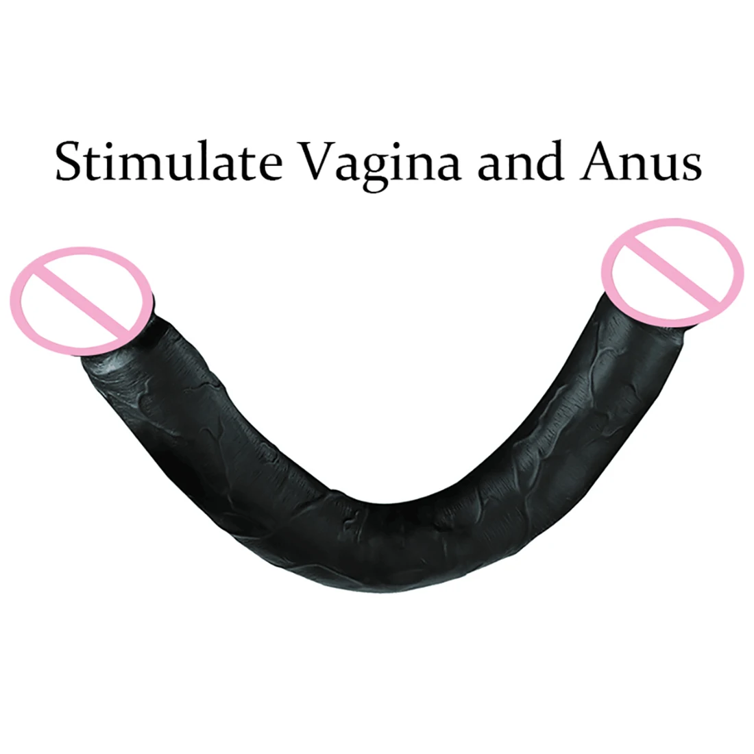 Double Ended Phallus Double Head Dildo Long Realistic Penis Flexible Big Anal Plug Female Masturbator Sex Toys for Lesbian Gay18